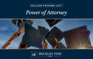 College Packing List: Power of Attorney